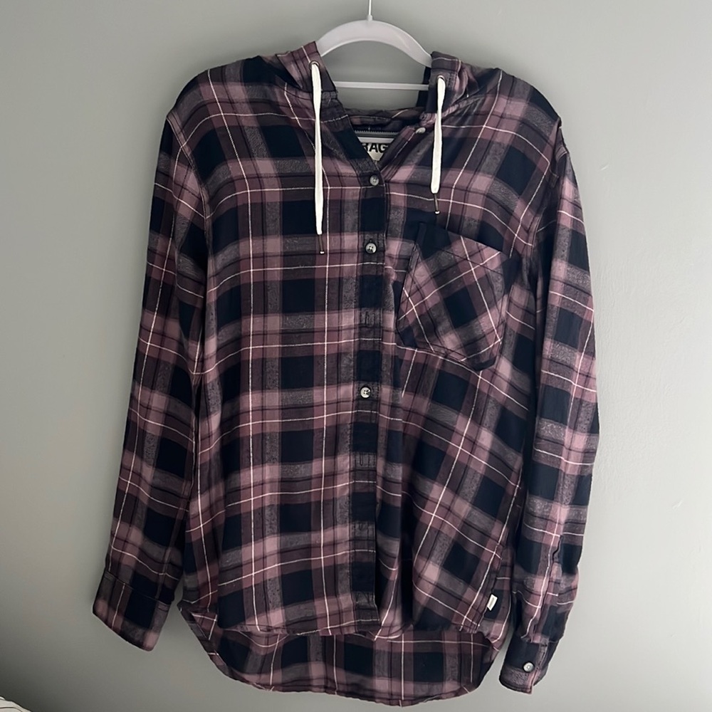 Garage Plaid Top